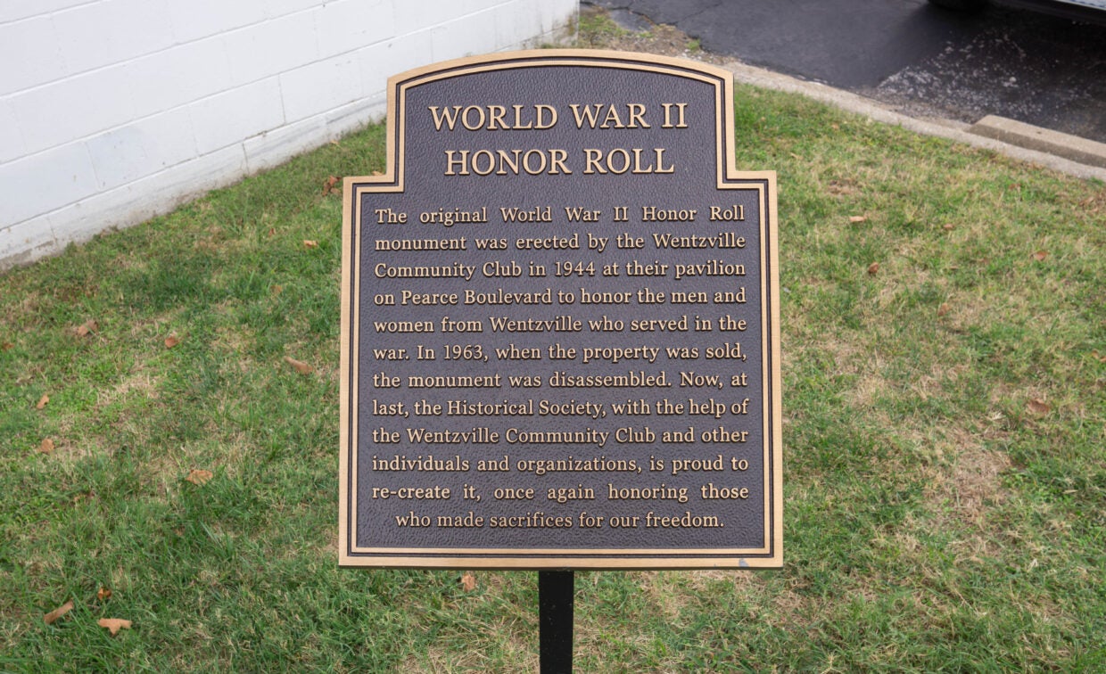 World War 2 Honor Roll Sign