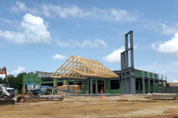 building construction in progress