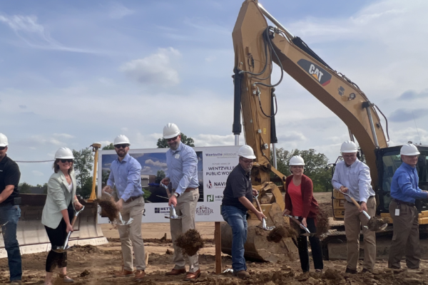 public works ground breaking event