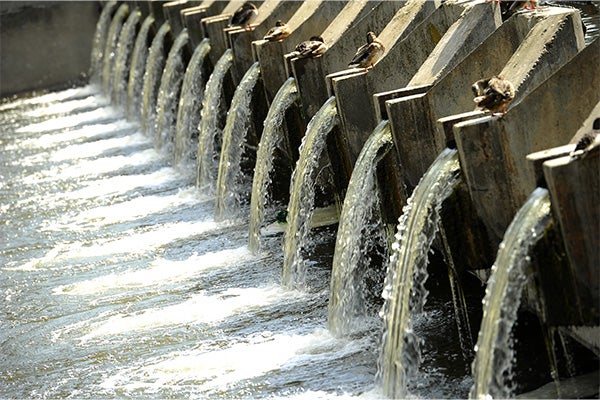 water pouring out