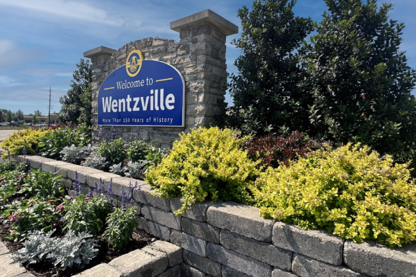 City of Wentzville entrance sign