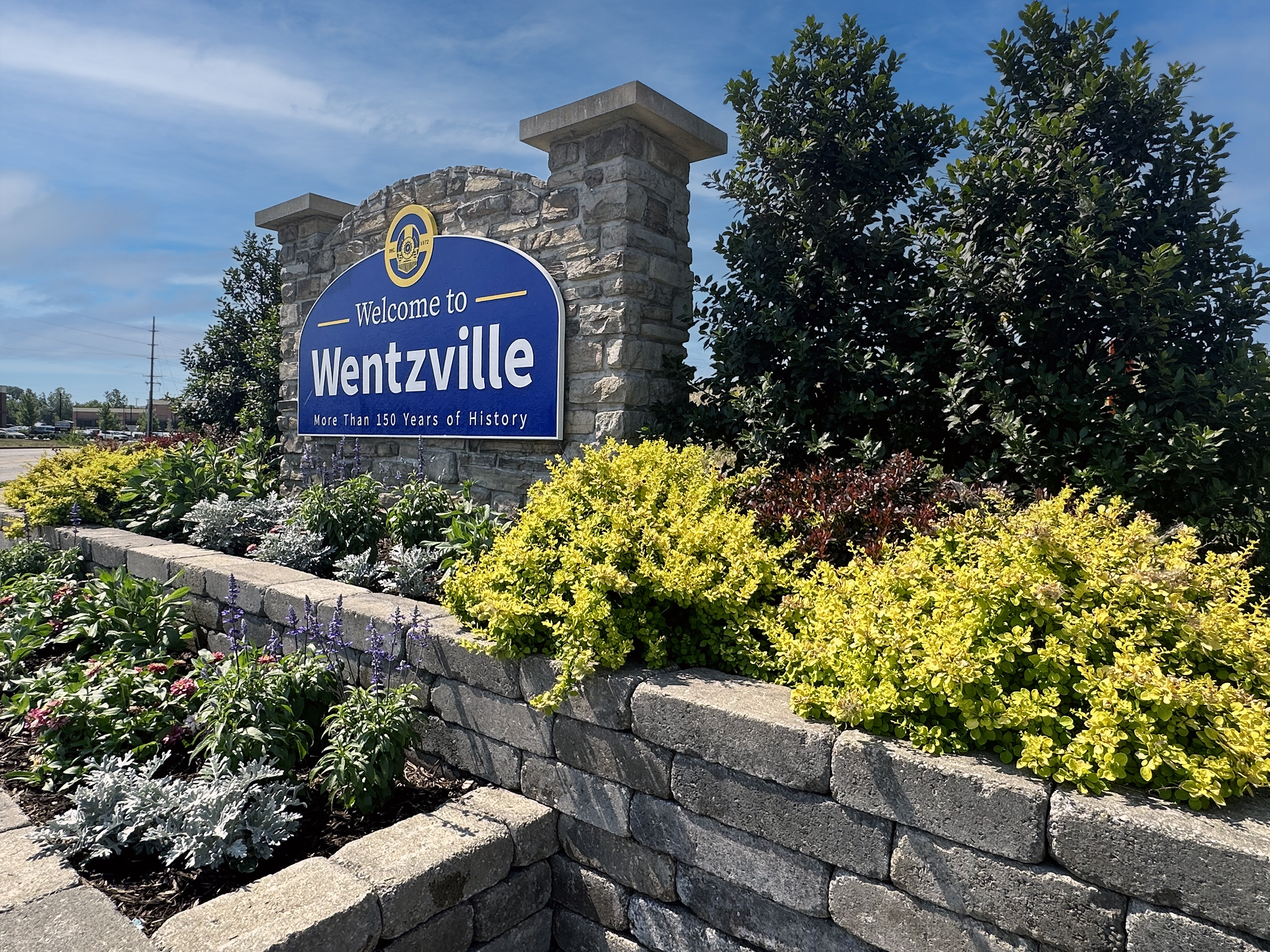 City of Wentzville entrance sign