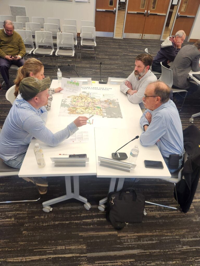 Board of Aldermen joint work session with Planning and Zoning Commission regarding future land use maps and planning.