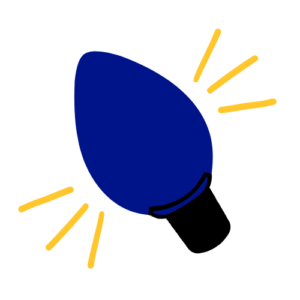 Christmas light icon